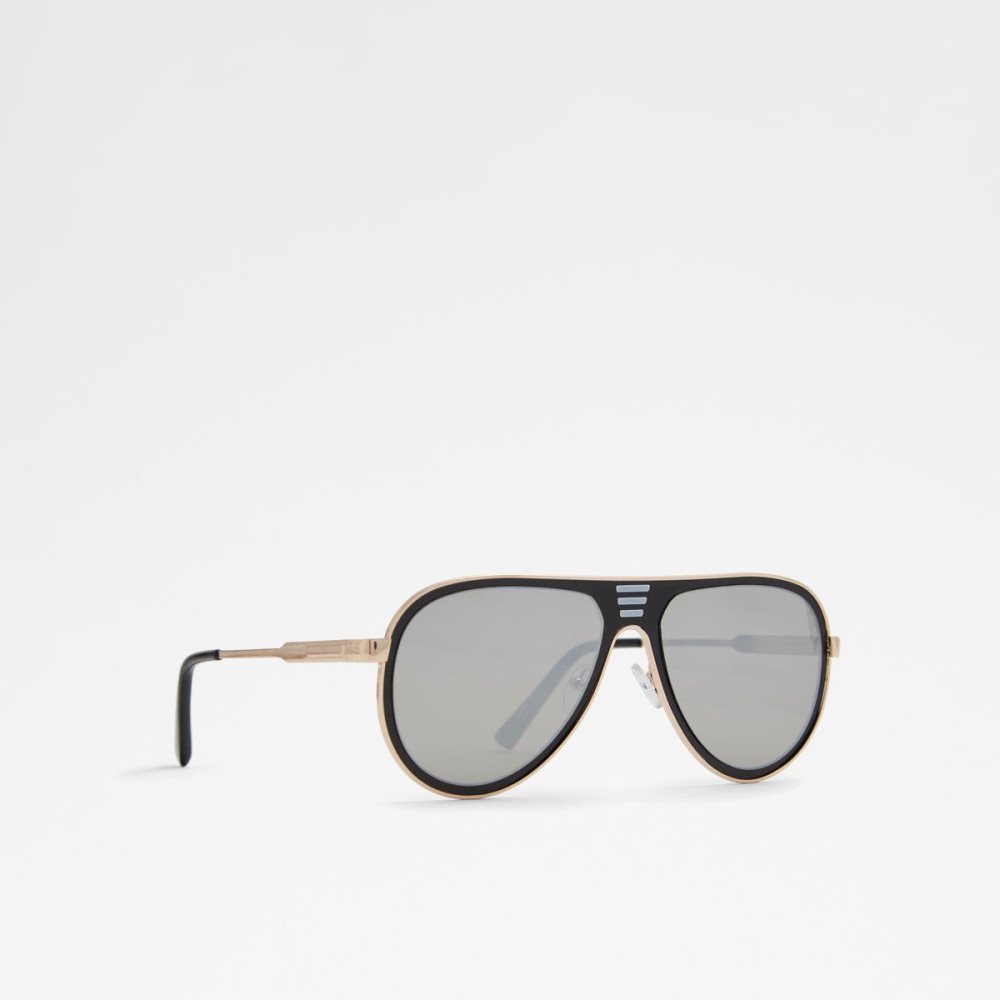 Pánské Sluneční Brýle Aldo Barnish Aviator sunglasses Černé | 93750ULPN