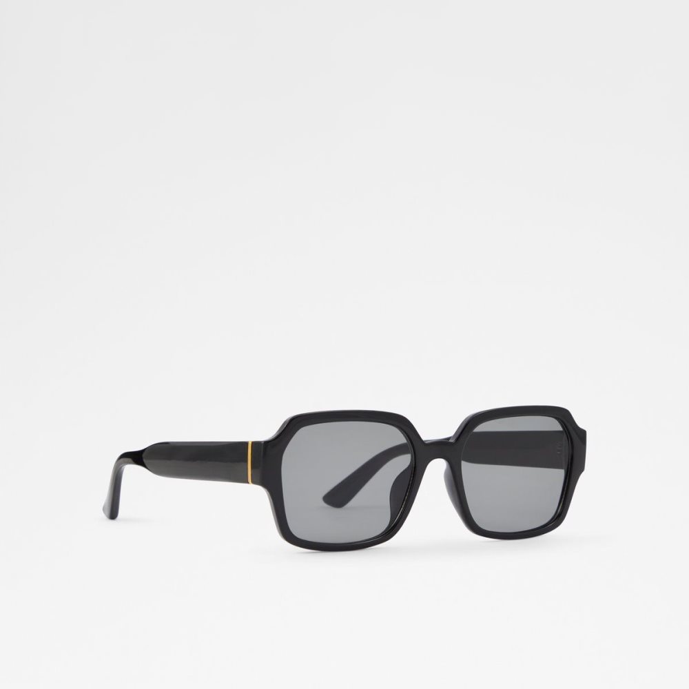 Pánské Sluneční Brýle Aldo Quoll Square sunglasses Černé | 71580CTAM