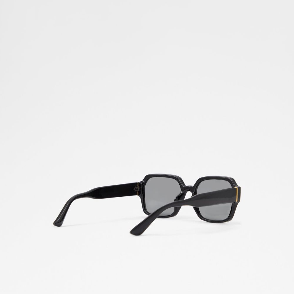 Pánské Sluneční Brýle Aldo Quoll Square sunglasses Černé | 71580CTAM