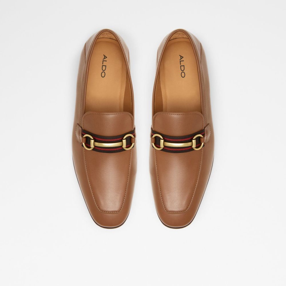 Pánské Společenské Boty Aldo Heliothis Loafer Hnědé | 53984CBDP