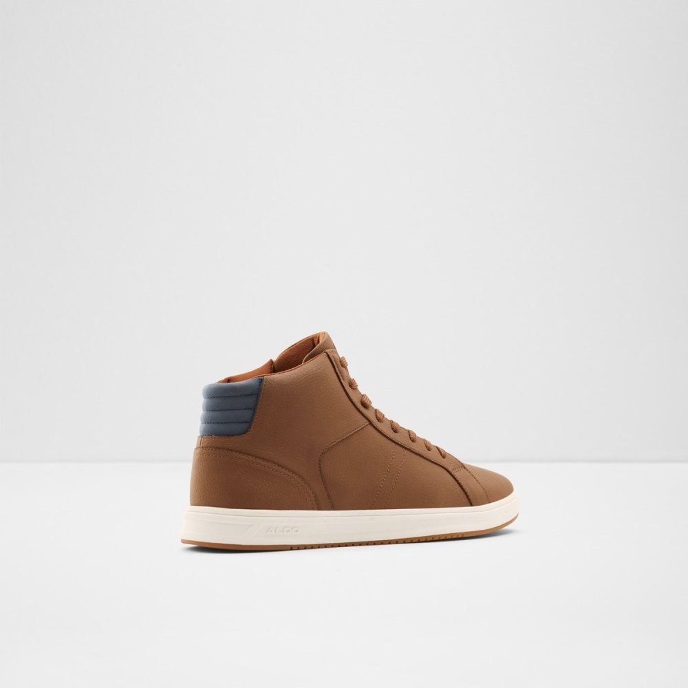 Pánské Tenisky Aldo Afiac High top sneaker - Cup sole Hnědé | 54823IRVT