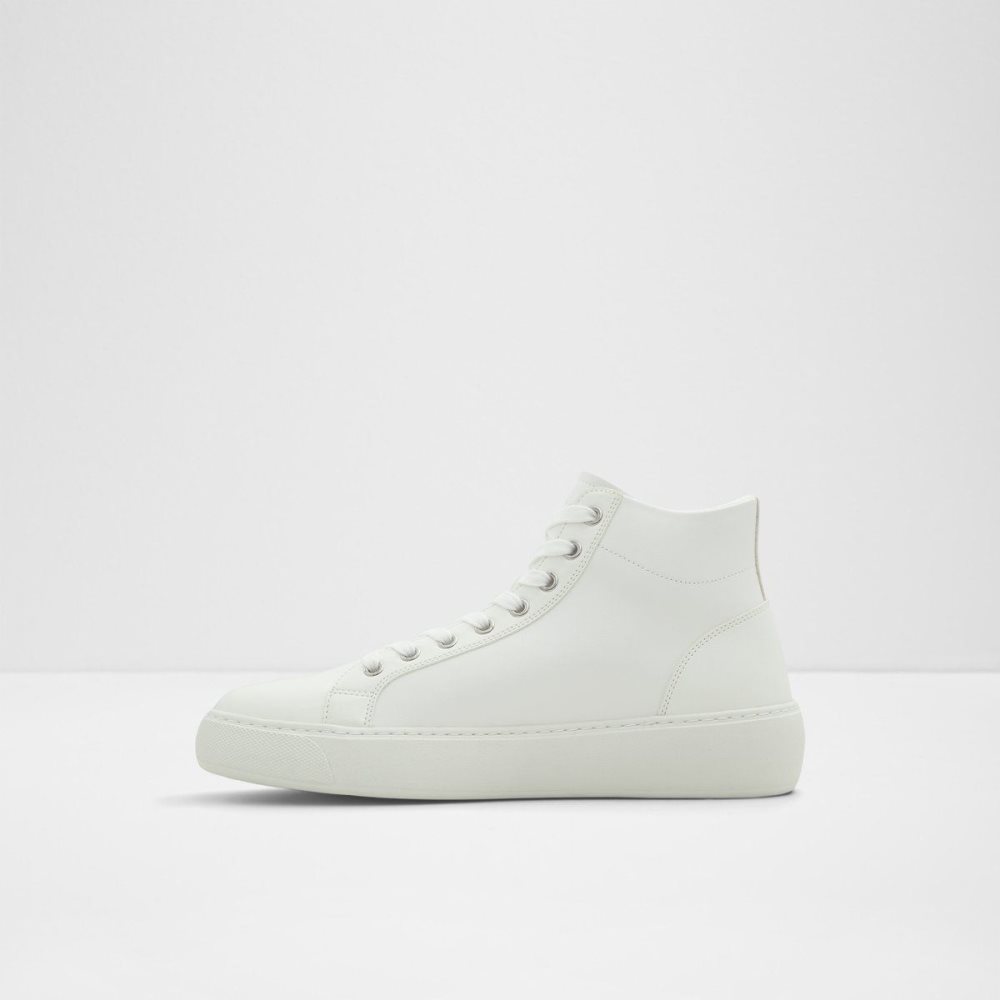 Pánské Tenisky Aldo Alpha High top sneaker - Cup sole Bílé | 80369CZEG