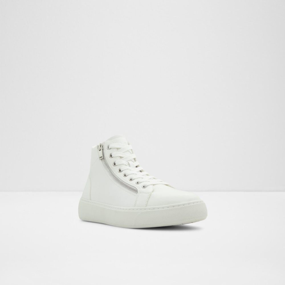 Pánské Tenisky Aldo Alpha High top sneaker - Cup sole Bílé | 80369CZEG