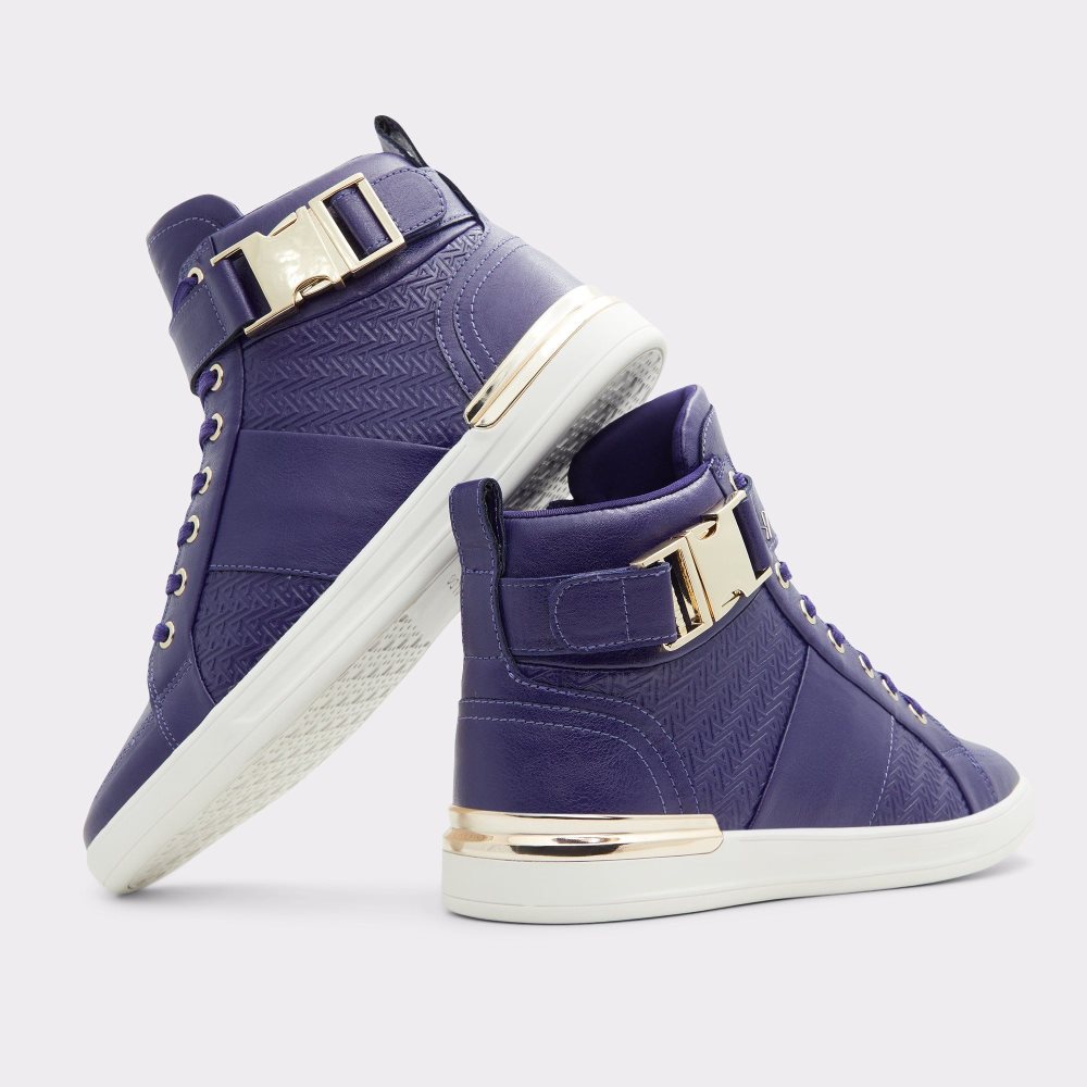 Pánské Tenisky Aldo Brauerr High top sneaker - Cup sole Tmavě Fialové | 07328CTUR