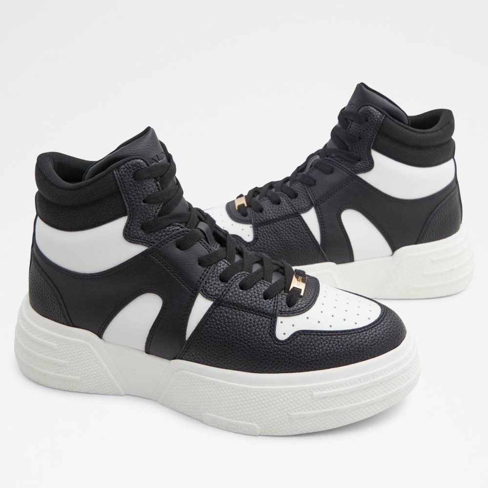 Pánské Tenisky Aldo Goliath High top sneaker - Cupsole Černé | 04895RNEQ