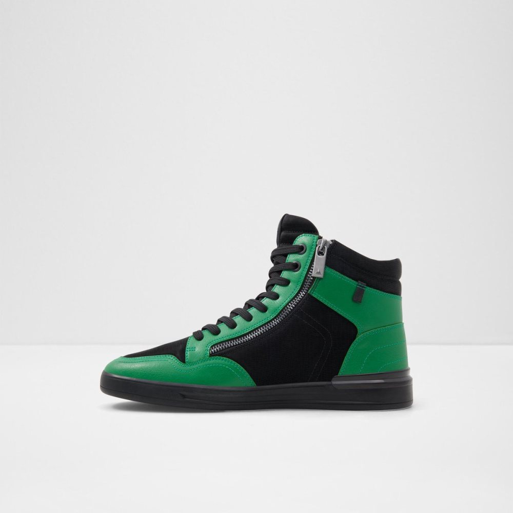 Pánské Tenisky Aldo Popgrand High top sneaker - Cup sole Zelene | 18706SYNH