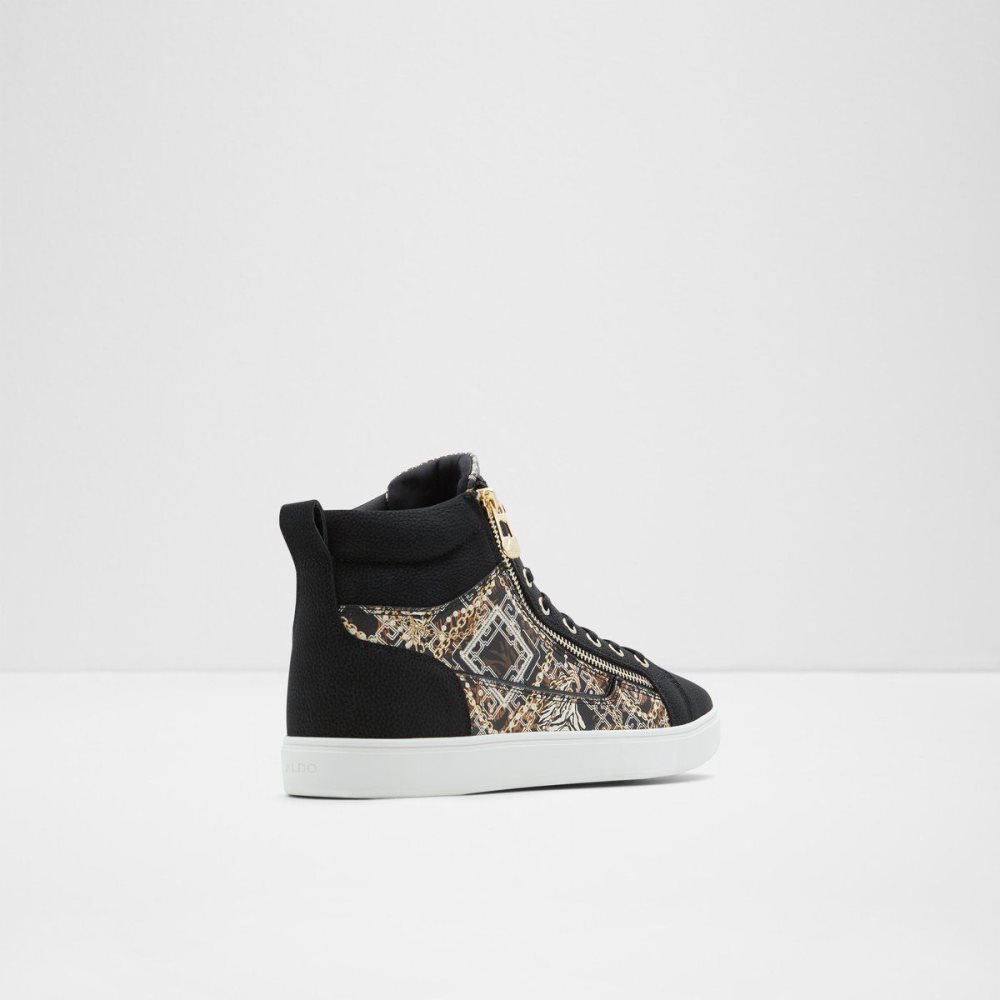 Pánské Tenisky Aldo Popstar High top sneaker - Cup sole Černé | 48095YNQV