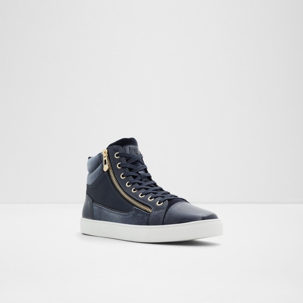 Pánské Tenisky Aldo Popstar High top sneaker - Cup sole Tmavě Blankyt | 21805BVUY