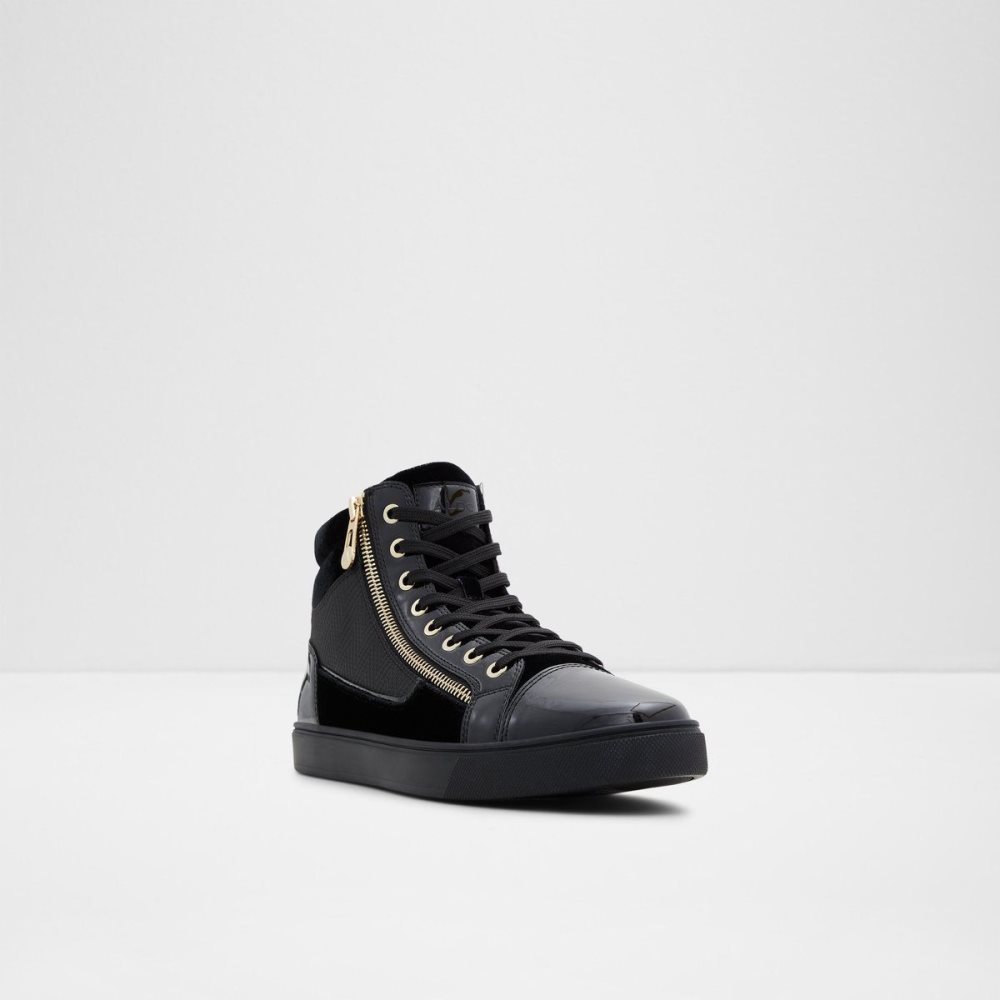 Pánské Tenisky Aldo Popstar High top sneaker - Cup sole Černé | 29137ZOWT