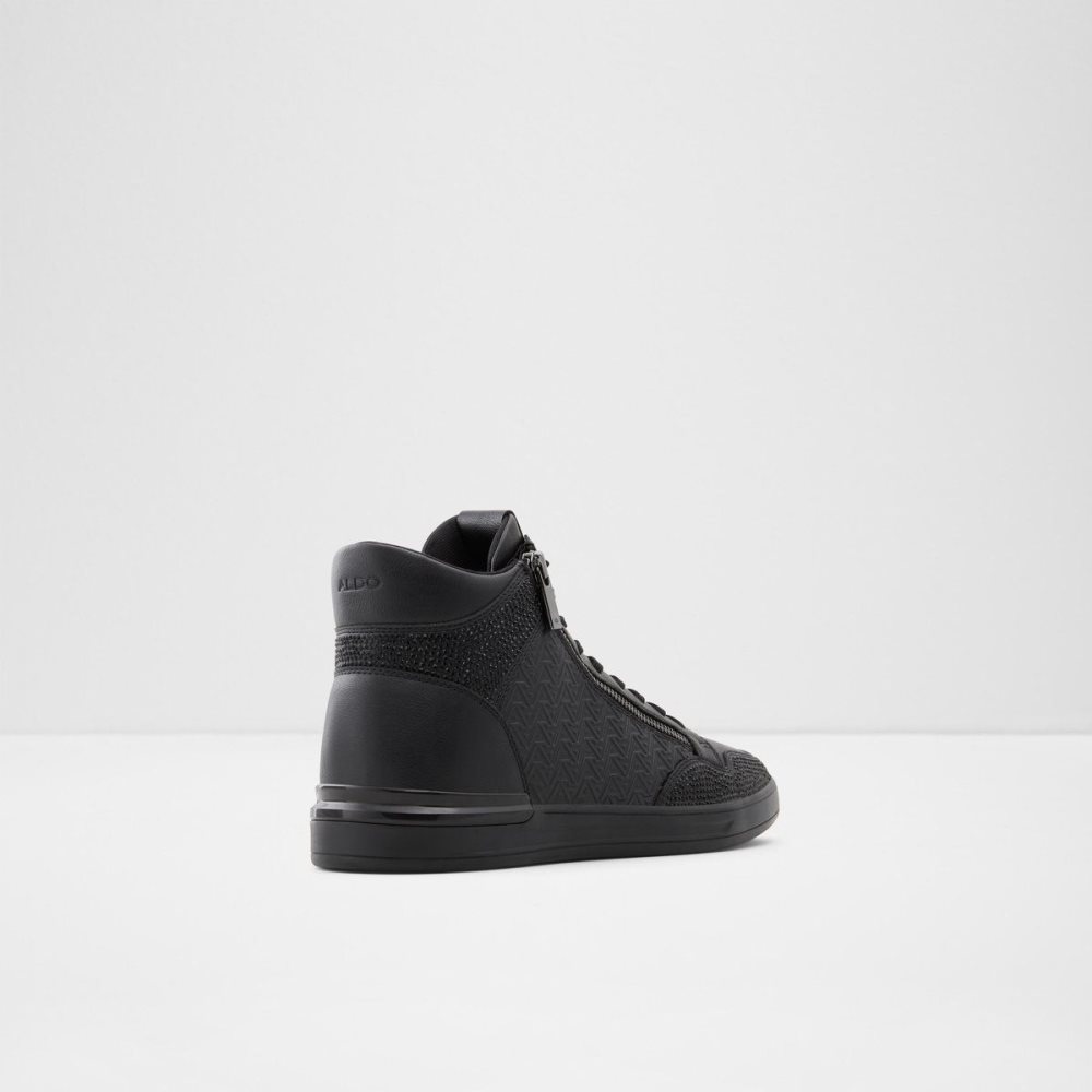 Pánské Tenisky Aldo Sauerbergg High top sneaker - Cup sole Černé | 47623KBTZ