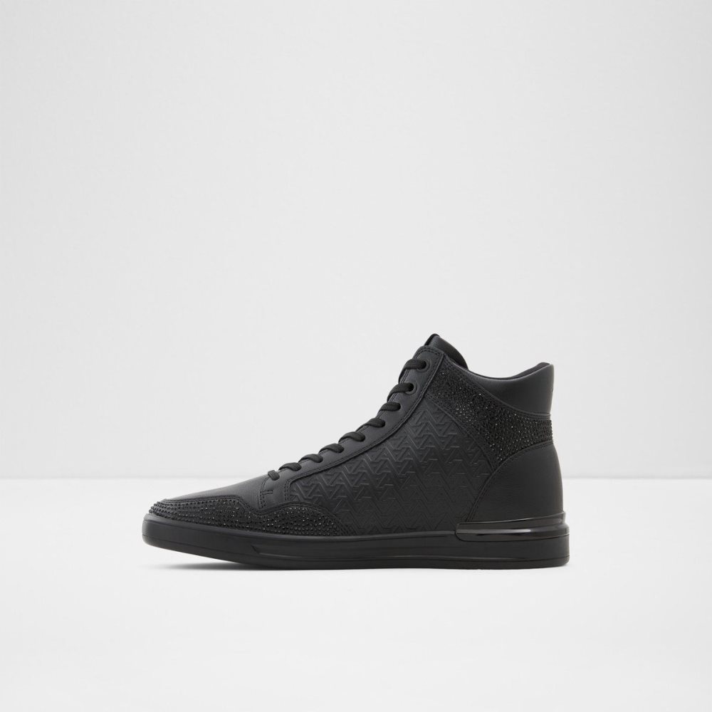 Pánské Tenisky Aldo Sauerbergg High top sneaker - Cup sole Černé | 47623KBTZ