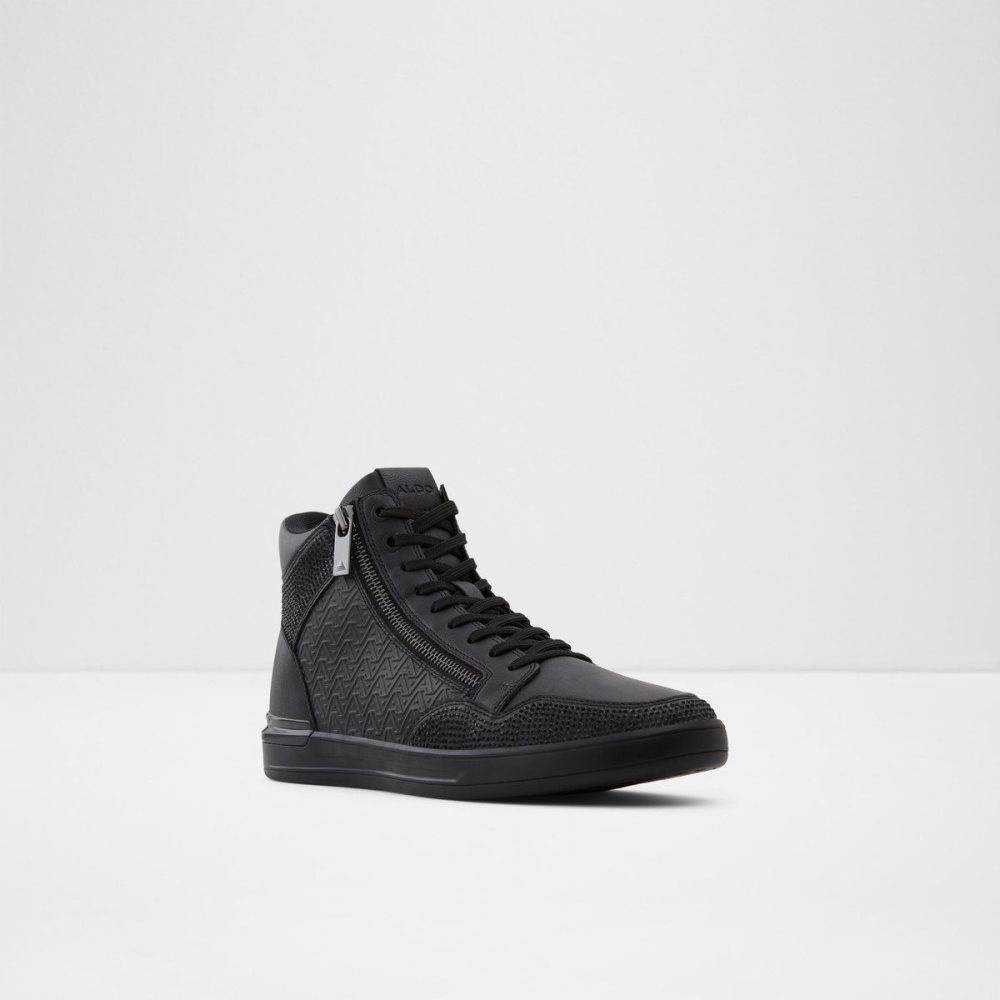 Pánské Tenisky Aldo Sauerbergg High top sneaker - Cup sole Černé | 47623KBTZ