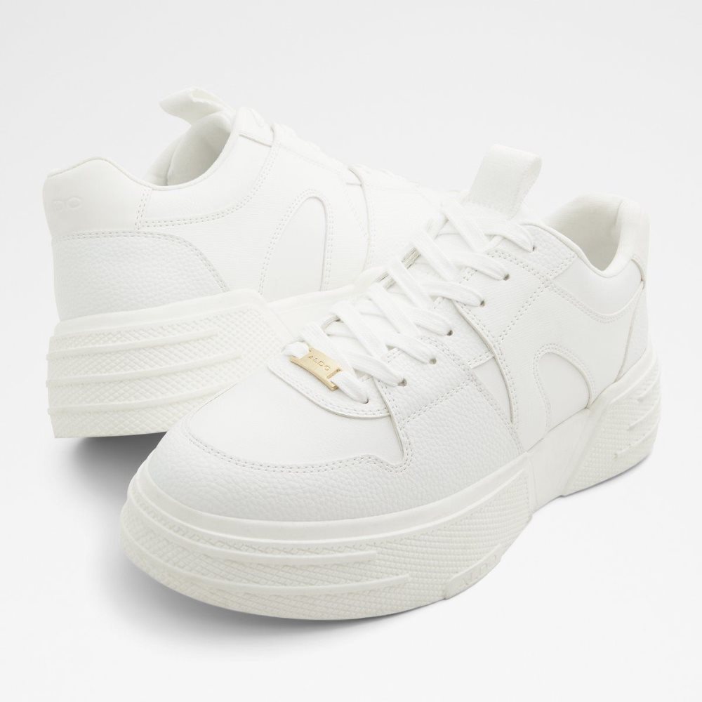 Pánské Tenisky Aldo Zeus Low top sneaker - Lug sole Bílé | 43692IYAT