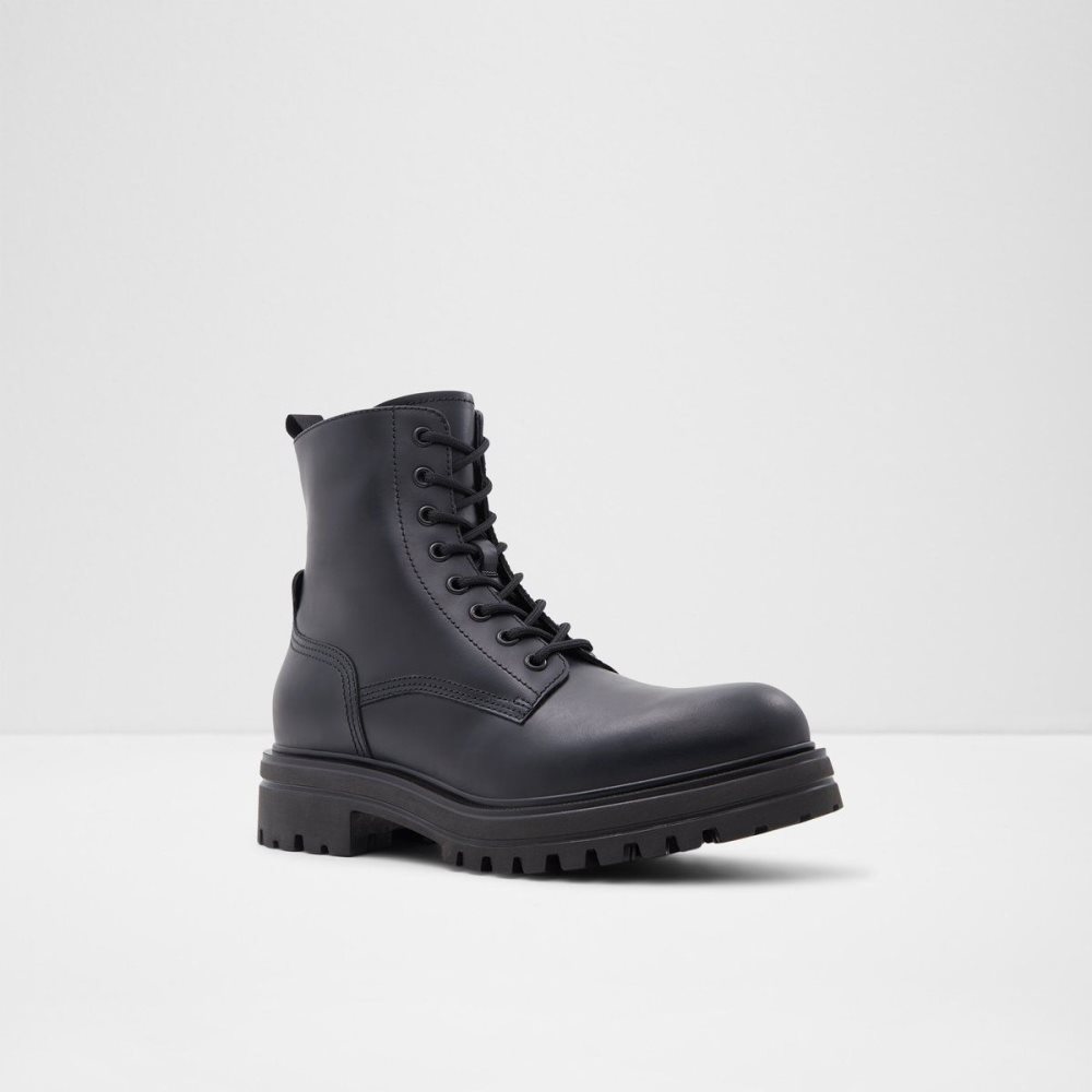 Pánské Šněrovací Boty Aldo Falconer Lace-up boot - Lug sole Černé | 79438YQAB