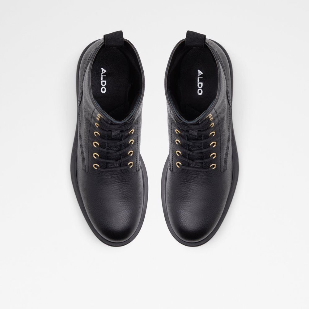 Pánské Šněrovací Boty Aldo Falconer Lace-up boot - Lug sole Černé | 92458QFTP