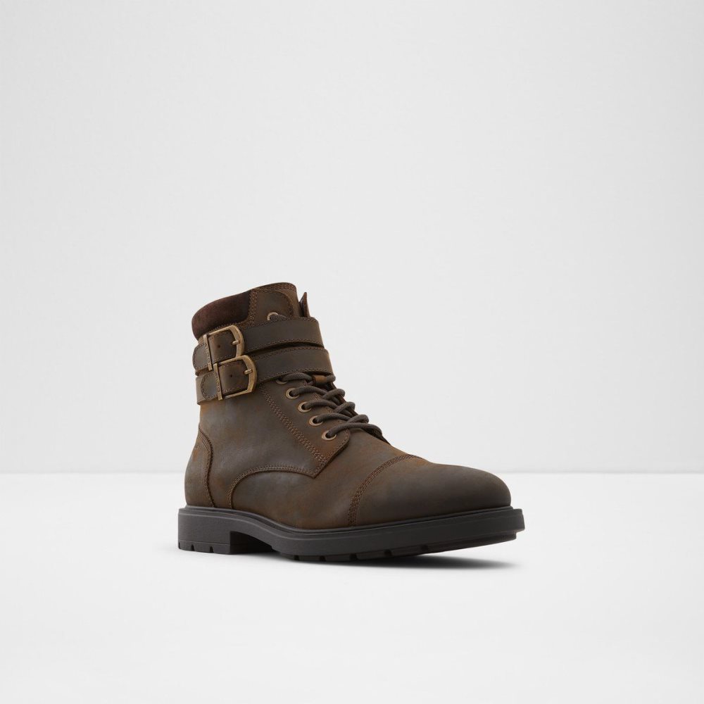 Pánské Šněrovací Boty Aldo Jokubas Lace-up boot Tmavě Hnědé | 40278GAIO